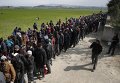 Мигранты на греко-македонской границе