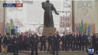 Выступление Яценюка на церемонии присяги патрульной полиции в Черновцах