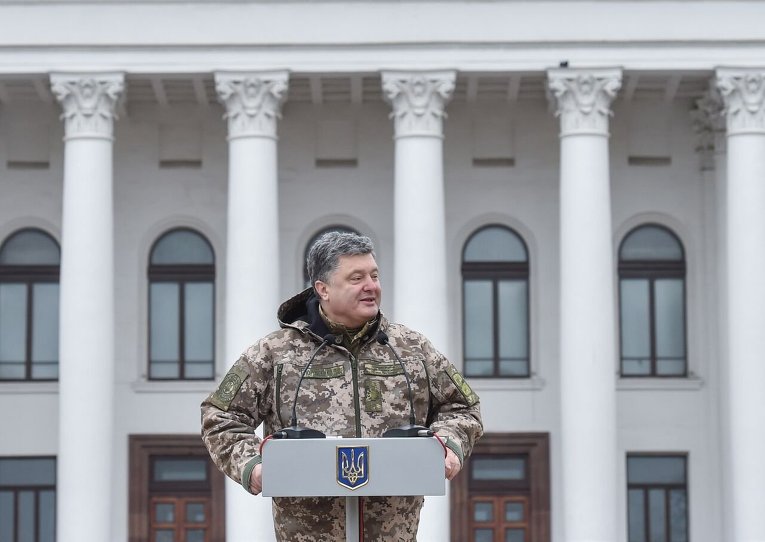 Президент Порошенко в зоне АТО