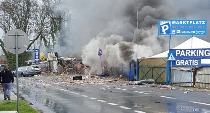 На границе Польши и Германии прогремел взрыв