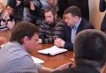 Конфликт Боровика и депутатов в Одессе. Видео