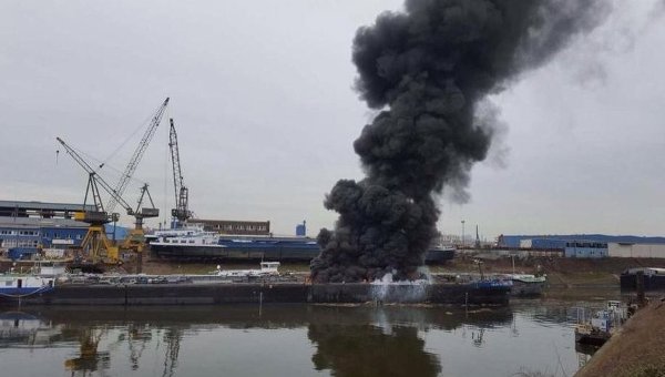 В Германии произошел взрыв на танкере