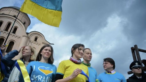 Киевляне провели в Нидерланды участников марафона