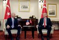 Вице-президент США Джозеф Байден встретился с президентом Турции Тайипом Эрдоганом в ходе его визита в Вашингтон на саммит по ядерной безопасности