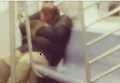 Крыса в поезде метро в Ною-Йорке