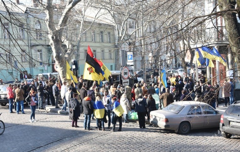 Митинг под Одесской прокуратурой