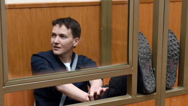 Надежда Савченко в суде