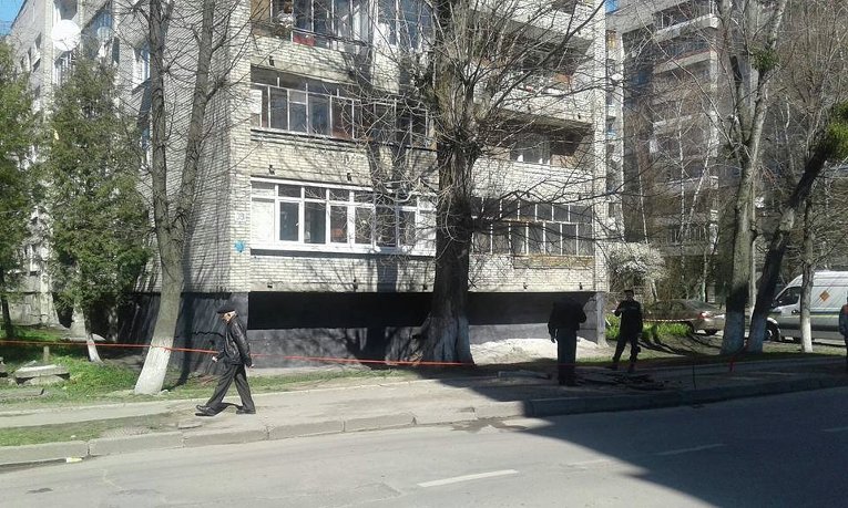 Кадры с места подземного взрыва во Львове
