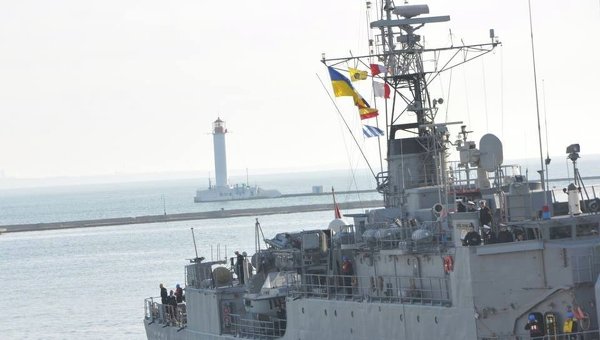 В порт Одессы зашли два корабля ВМС Турции
