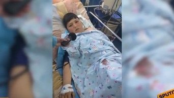 СМИ навестили детей, попавших под обстрел в Карабахе