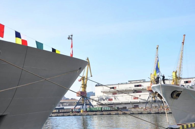 Визит турецких военных кораблей в Одессу
