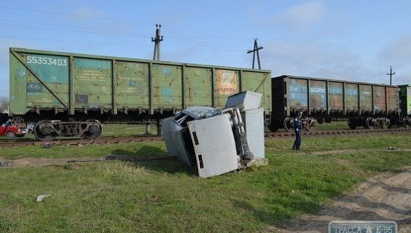 Происшествие на железной дороге в Одесской области