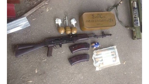 Оружие, изъятое из зоны АТО в Киевской области