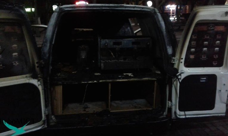 В Черкассах взорвалась автокофейня
