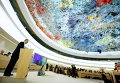 Генеральный секретарь ООН Пан Ги Мун в Женеве на Конференции по предотвращению экстремизма