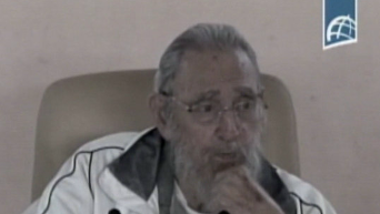 Первое за восемь месяцев публичное интервью Фиделя Кастро. Видео