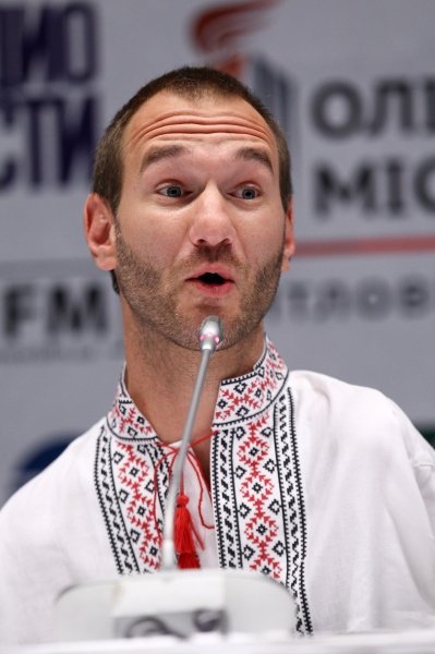 Ник Вуйчич выступил в НСК Олимпийский в Киеве
