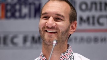 Ник Вуйчич выступил в НСК Олимпийский в Киеве