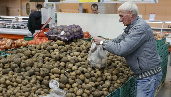 Картошка в магазине