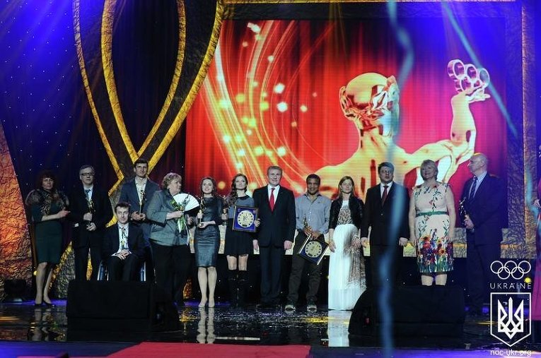 Церемония награждения НОК Украины Герои спортивного года-2015