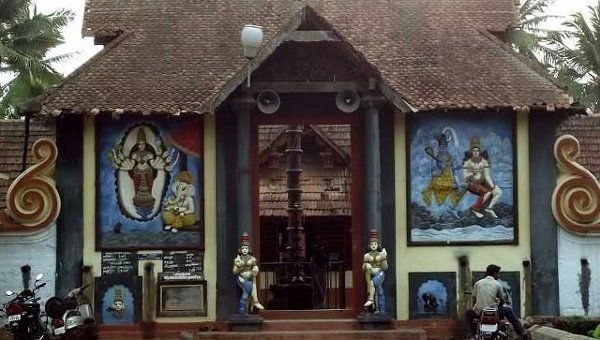 Храм штата Керала на юго-западе Индии