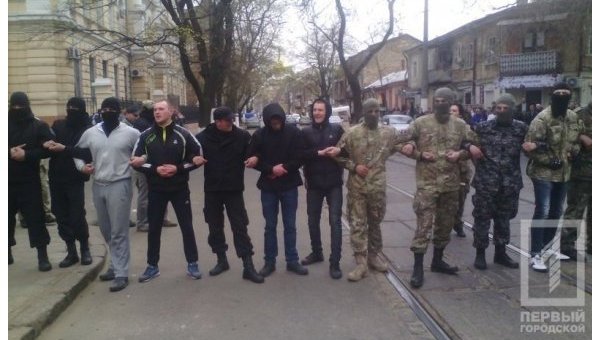 В Одессе активисты пытались блокировать подходы к Куликову полю