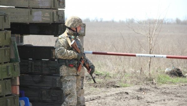 Позиции ВСУ возле Донецкого аэропорта. Архивное фото