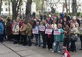 Вече в Коцюбинском в поддержку поселкового главы Ольги Матюшиной