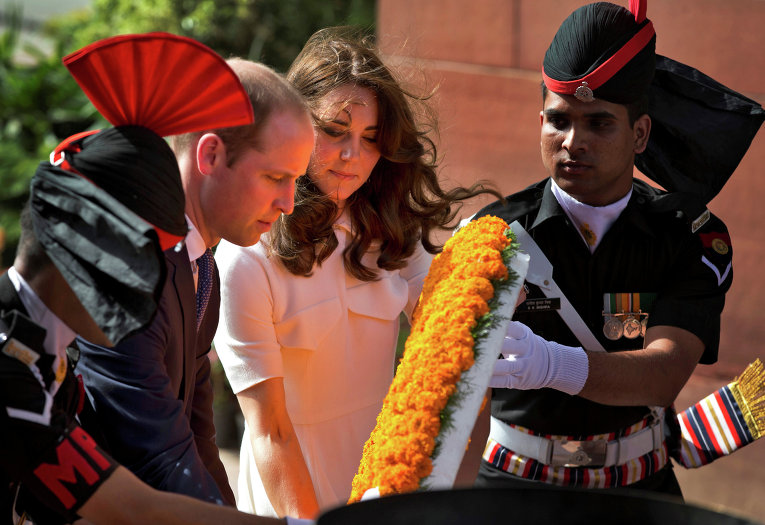 Герцог и Герцогиня Кембриджские в Индии