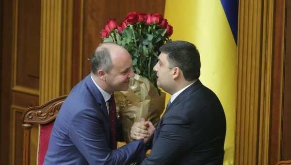 Андрей Парубий и Владимир Гройсман