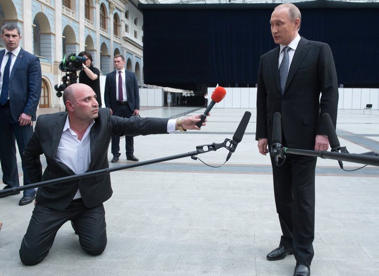 Прямая линия с президентом РФ В. Путиным