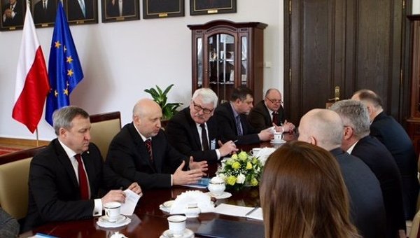Официальный визит в Польшу Секретаря СНБО Украины Александра Турчинова
