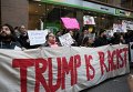 Протест против Дональда Трампа в Нью-Йорке