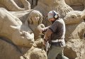 Фестиваль песчаных скульптур в Алматы
