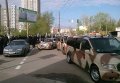 На месте столкновений на Позняках в Киеве