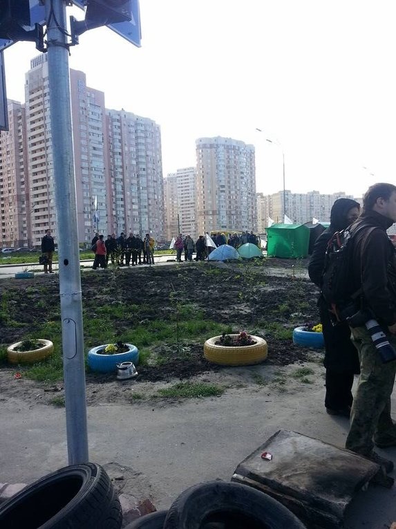 На месте конфликта на Позняках в Киеве