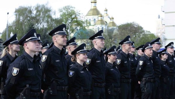 Украинские полицейские. Архивное фото