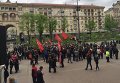 Протест МАФовиков и Правого сектора под стенами КГГА