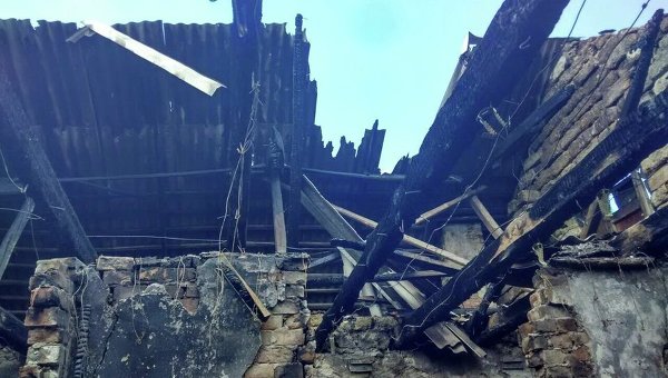 На месте пожара и гибели детей в Одесской области