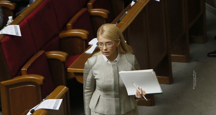 Лидер Батькивщины Юлия Тимошенко