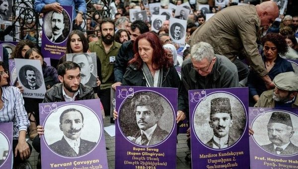 Акция памяти жертв геноцида армян