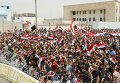 Последователи радикального лидера иракских шиитов, предводителя шиитской полувоенной организации Армия Махди протестуют с требованием назначить новый Кабмин