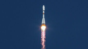 Запуск ракеты-носителя с космодрома Восточный