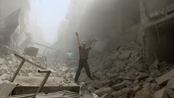 Алеппо под обстрелами РСЗО: паника и жертвы