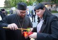 Прибытие Благодатного огня в Украину