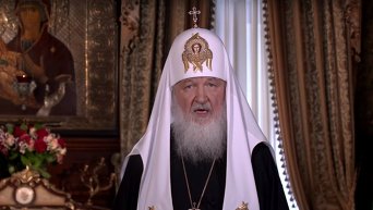 Патриарх Кирилл поздравил православных верующих с Пасхой. Видео