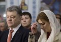В Пасхальную ночь Президент вместе с супругой молились за Украину