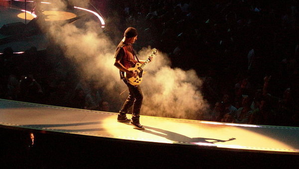 Гитарист ирландской рок-группы U2 Эдж