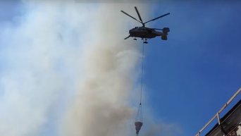 Масштабный пожар на острове Валаам в Карелии. Видео