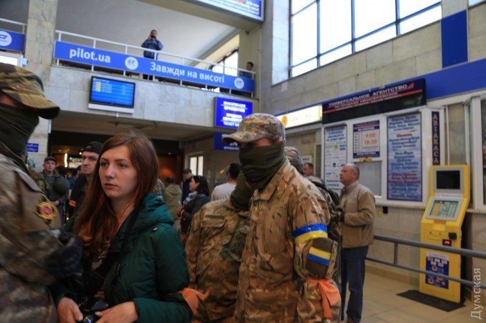 Ситуация в аэропорту Одессы